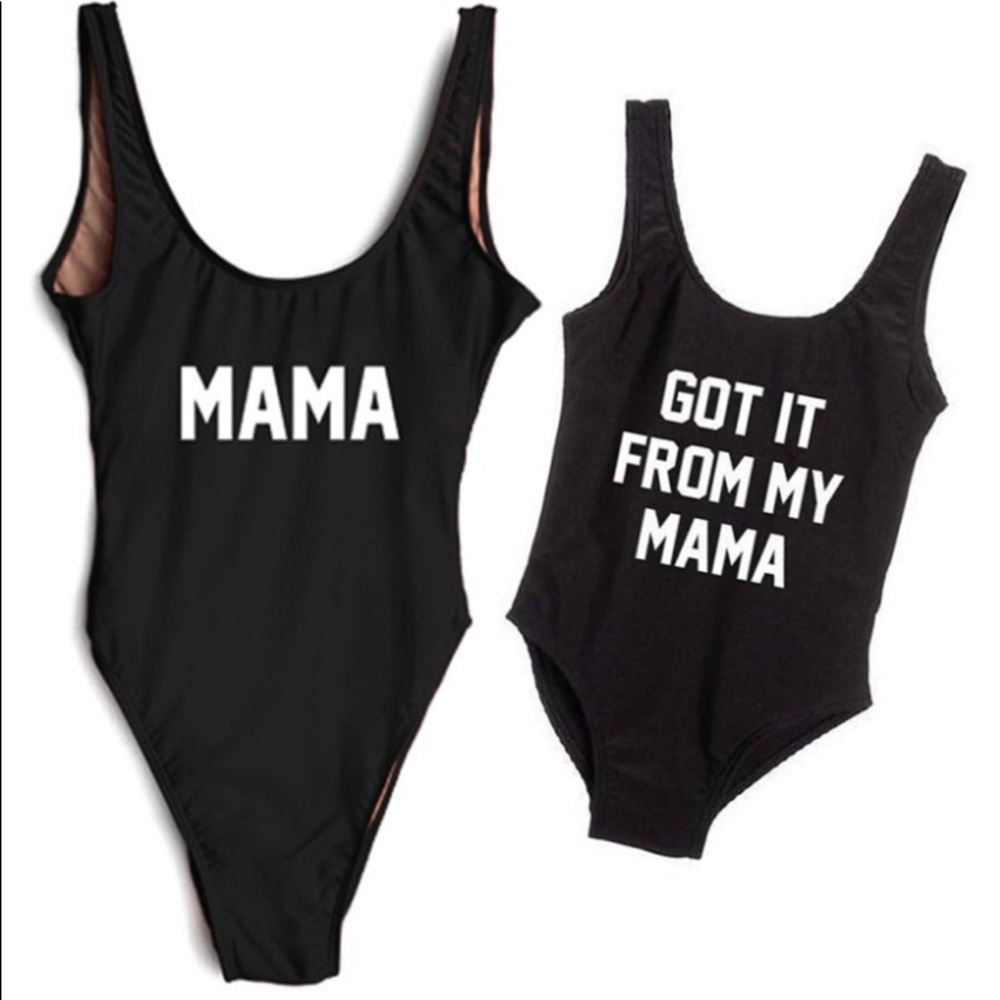 Mommy and Me matching swimwear